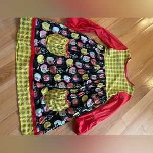 Jelly the pug long sleeve dress